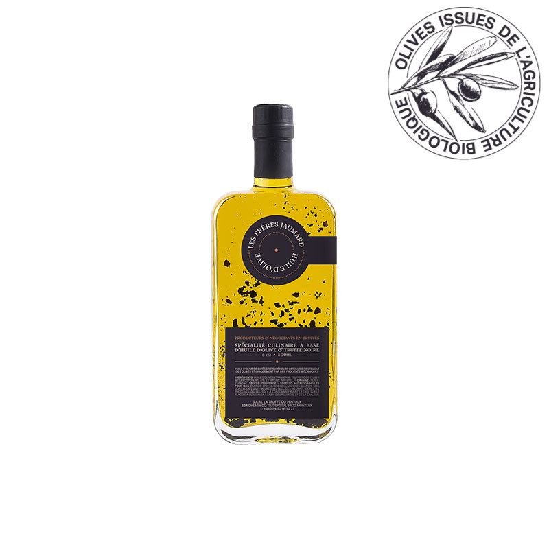 Huile d'olive Fruitée Saveur Truffe Noire 20cl - Le Moulin Saint